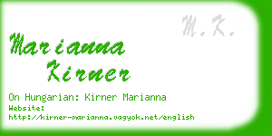 marianna kirner business card